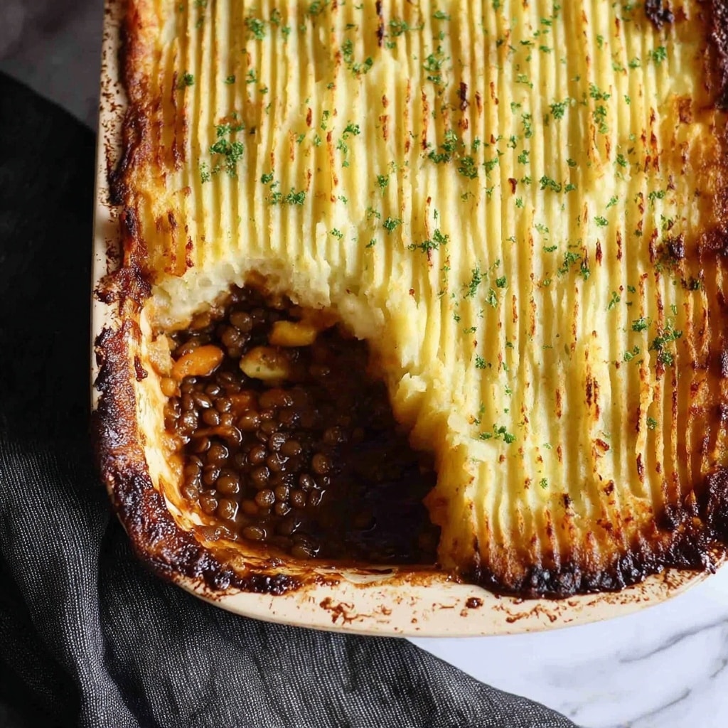 Shiitake Cottage Pie with Cauliflower Mash Recipe - Recipe Image