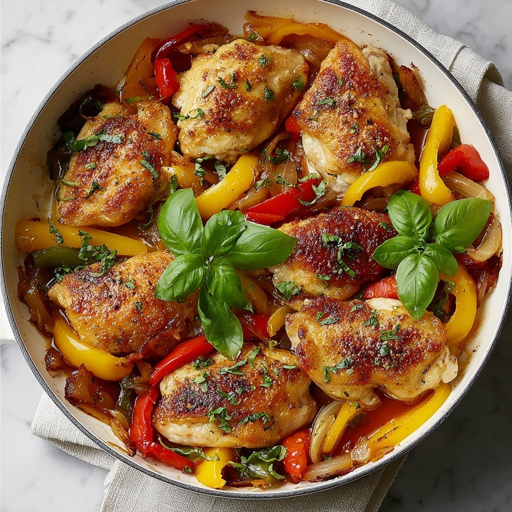 Savory Italian Chicken with Peppers and Meat Recipe