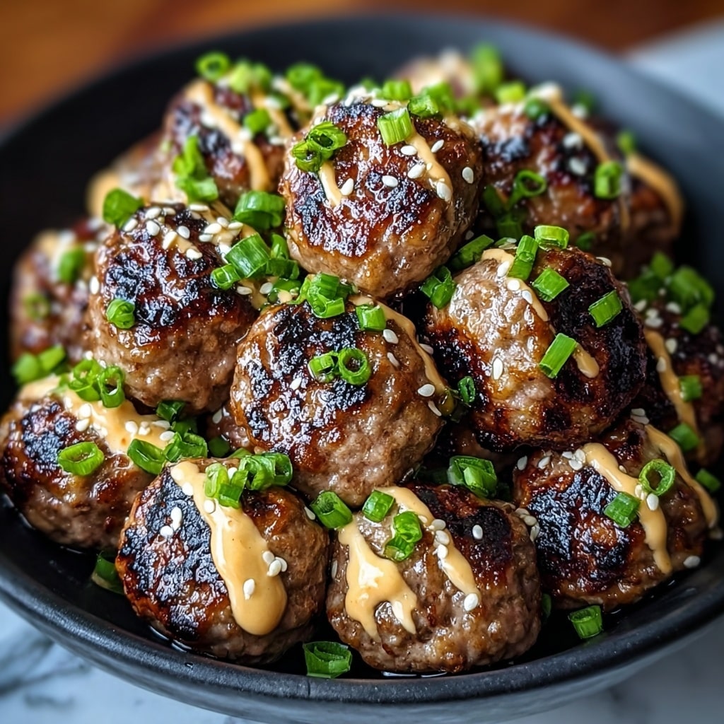 Korean BBQ Meatballs Recipe
