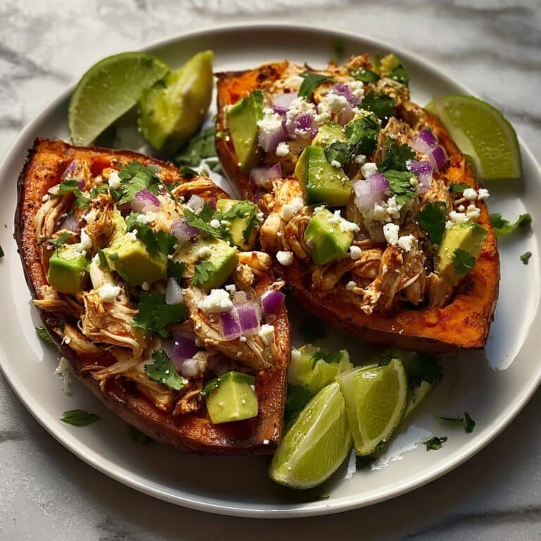 Chicken Avocado Stuffed Sweet Potatoes Recipe