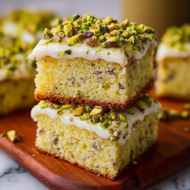 Lemon Pistachio Milk Cake Recipe