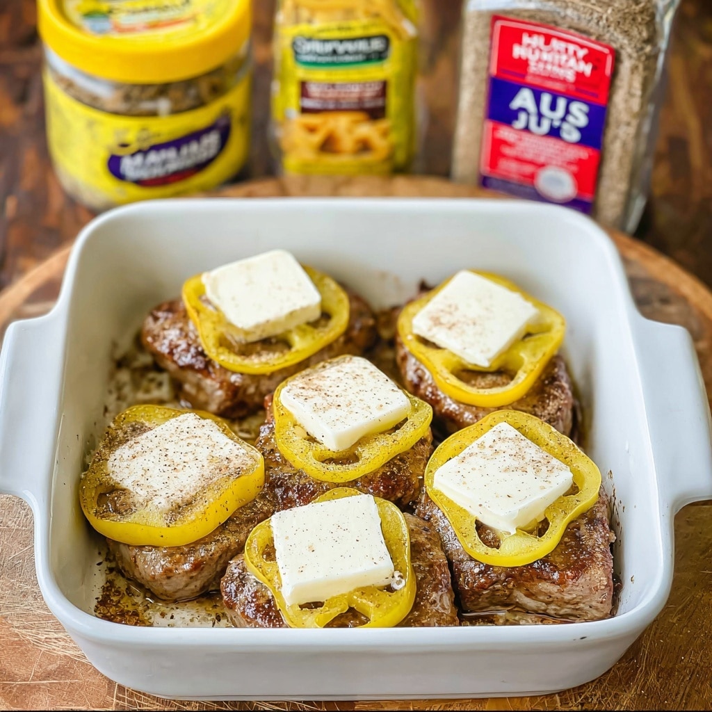 Oven Baked Mississippi Chicken Recipe - Recipe Image