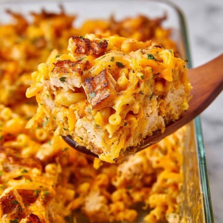 BBQ Chicken Cornbread Bake Recipe