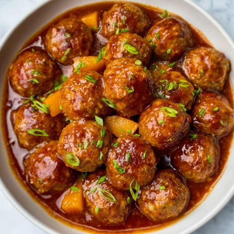 Pineapple BBQ Meatballs Recipe