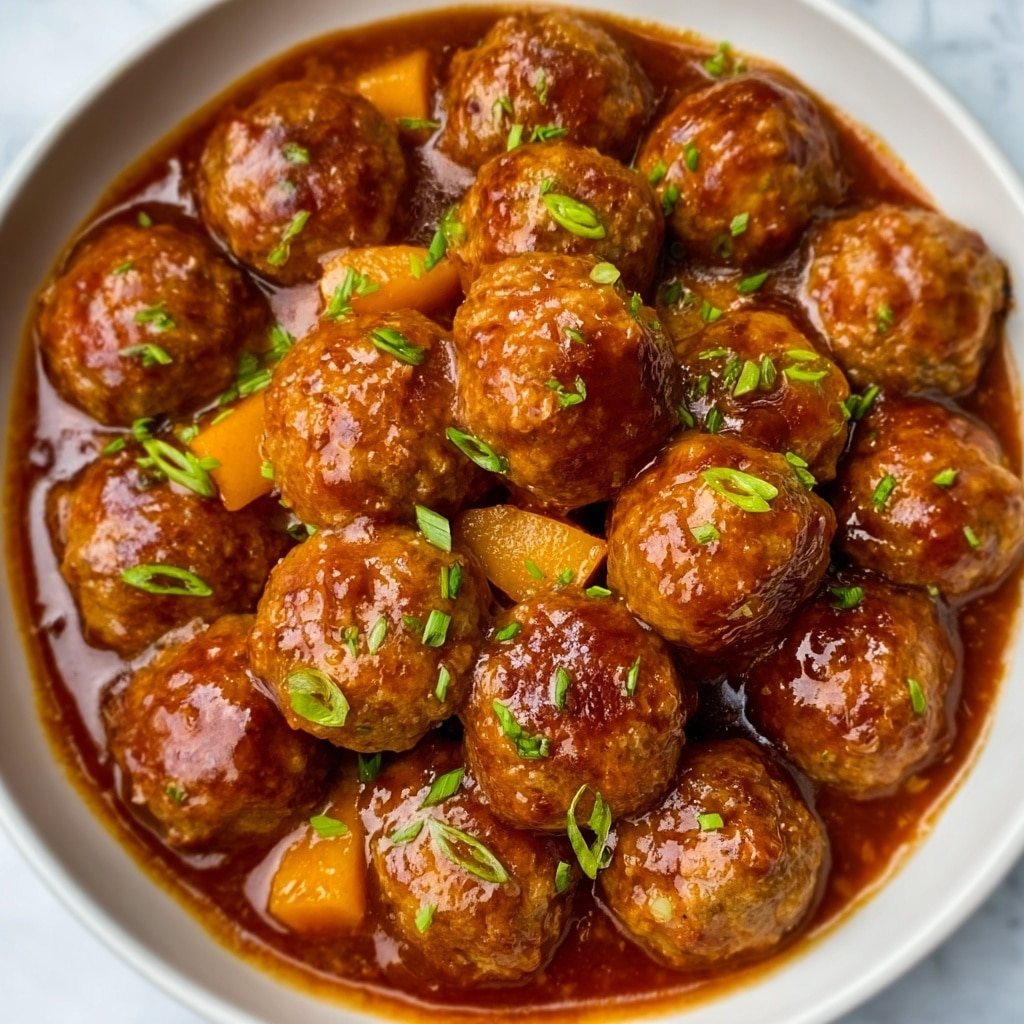 Pineapple BBQ Meatballs Recipe