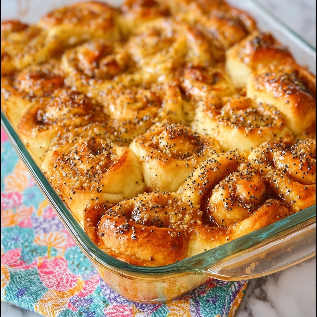 Glazed Chicken Minis with Crescent Rolls and Poppy Seeds Recipe - Recipe Image