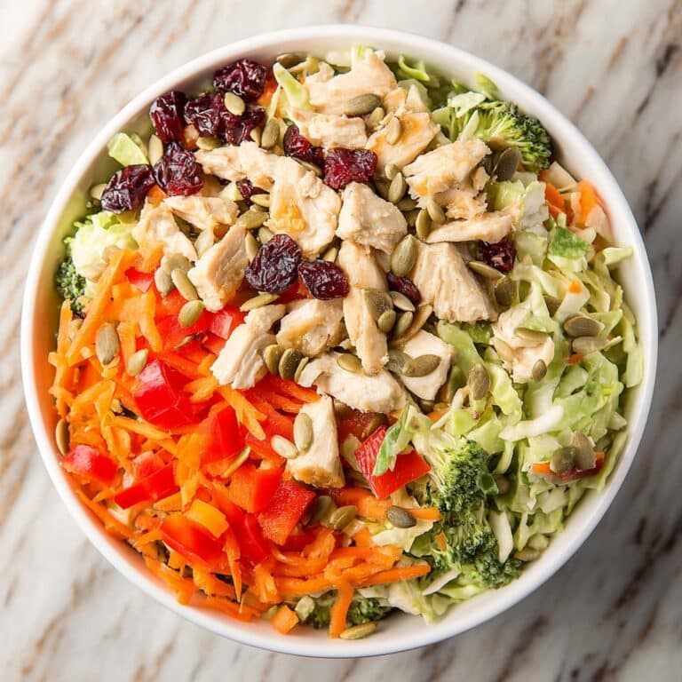 Crunchy Chicken Salad with Ramen Noodles and Fresh Vegetables Recipe