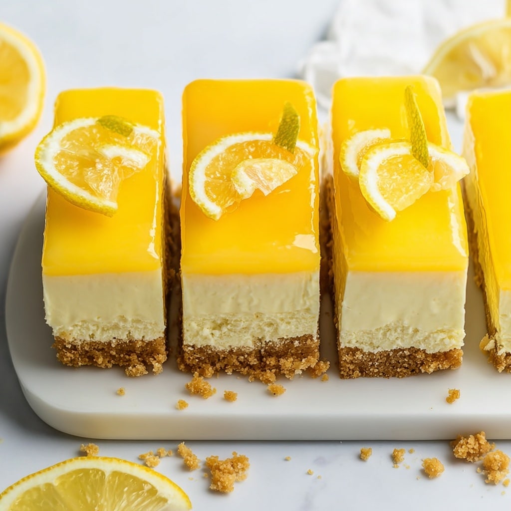 Easy Vegan Lemon Cheesecake (No-Bake) Recipe - Recipe Image