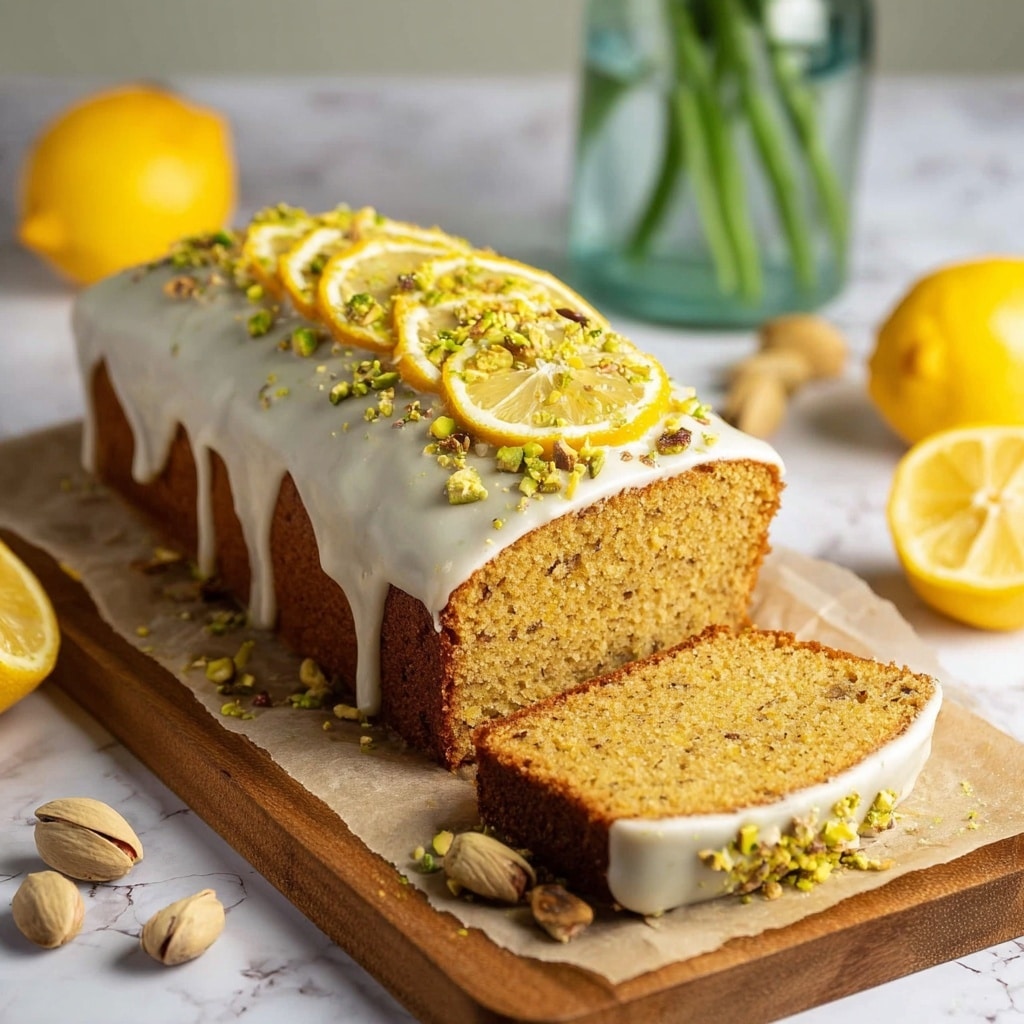 Vegan Pistachio Lemon Olive Oil Cake Recipe