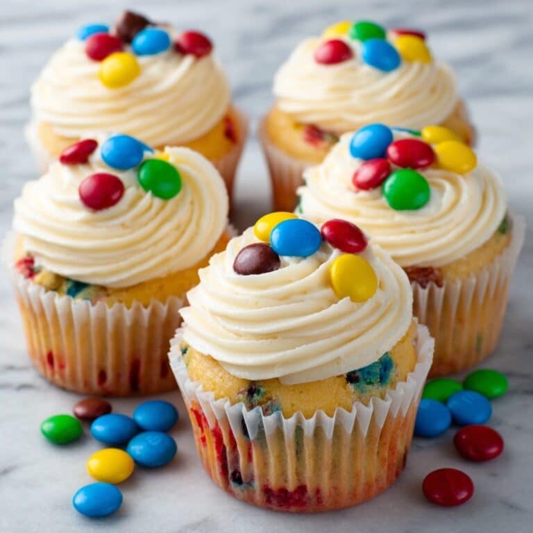 M&M Cupcakes Recipe