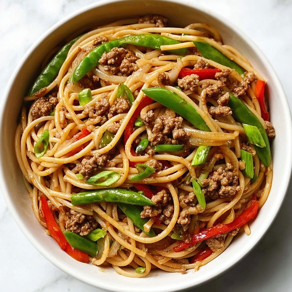 Ground Beef Lo Mein Recipe - Recipe Image