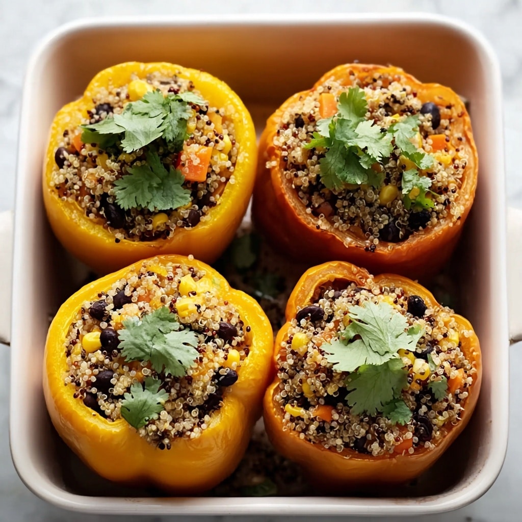 Quinoa Stuffed Bell Peppers: A Healthy, Flavorful Meal Recipe