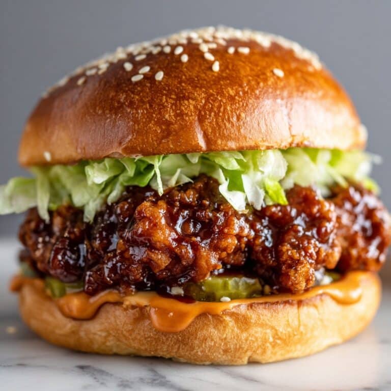 Spicy Crispy Chicken Burger Recipe