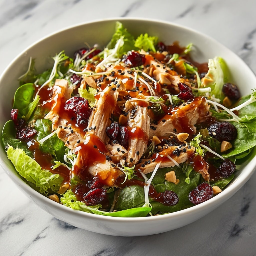 Asian Chicken Cranberry Salad Recipe