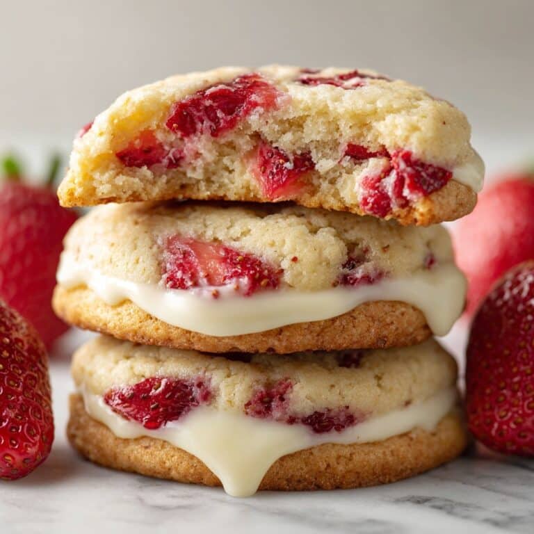 Strawberry Cheesecake Stuffed Cookies Recipe