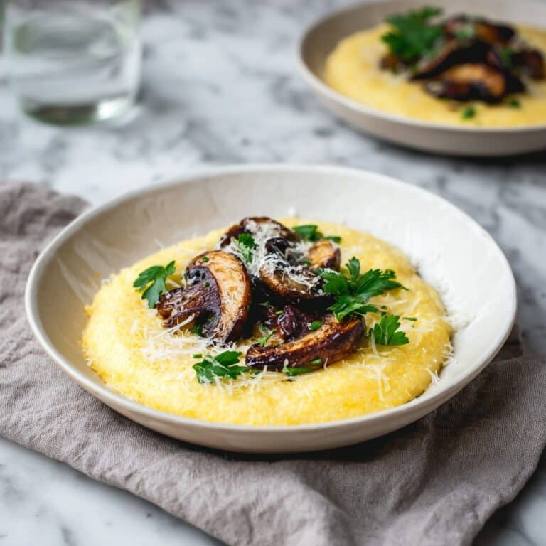 Creamy Polenta with Mushrooms Recipe