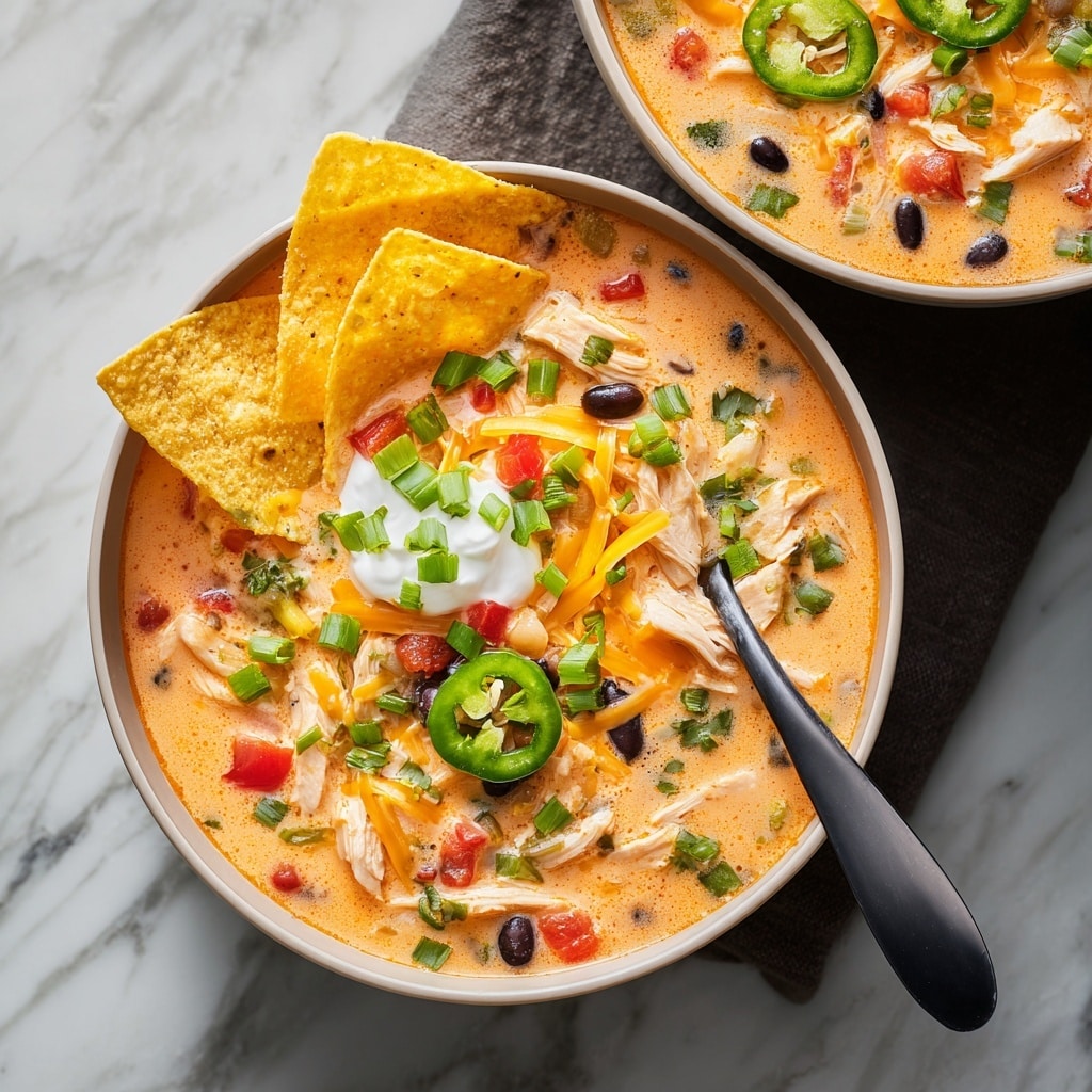 Creamy Chicken Tortilla Soup Recipe