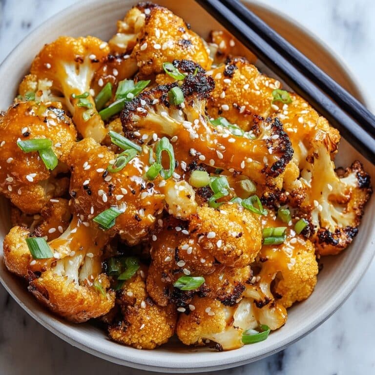 Sweet and Spicy Baked Cauliflower Recipe