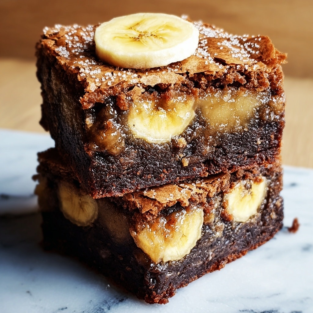 Banana Bread Brownies Recipe - Recipe Image