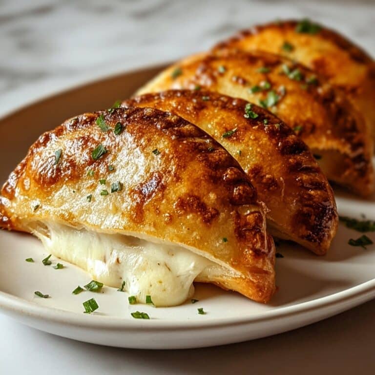 Chicken Alfredo Air Fryer Calzones Recipe