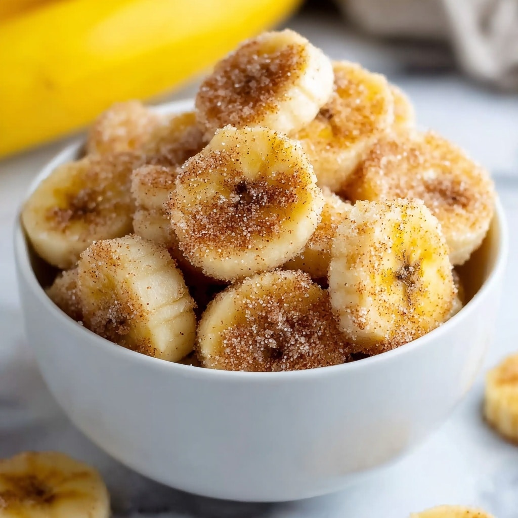 Cinnamon-Sugar Air Fryer Banana Chips Recipe