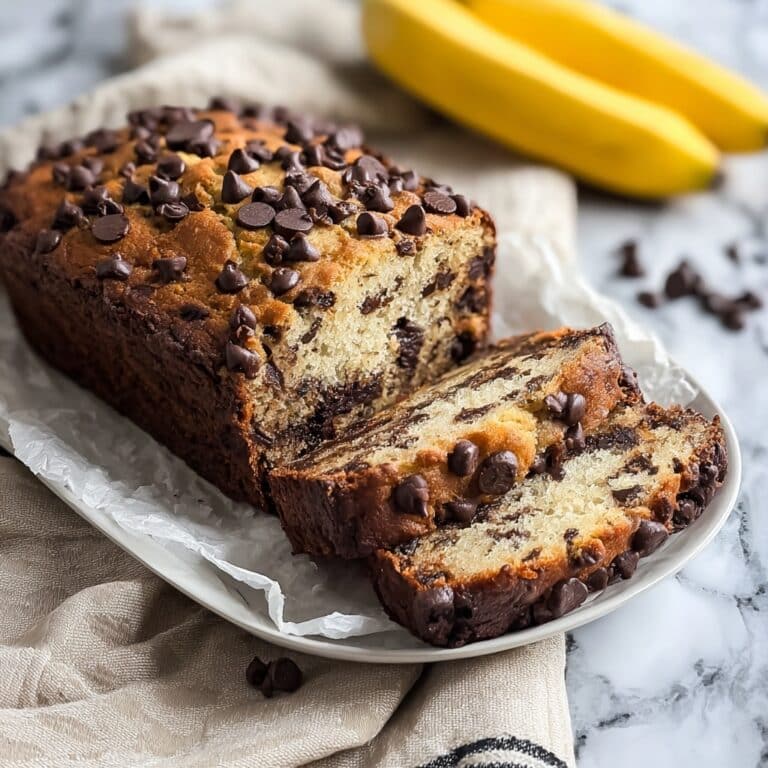 Super Moist Chocolate Chip Banana Bread Recipe