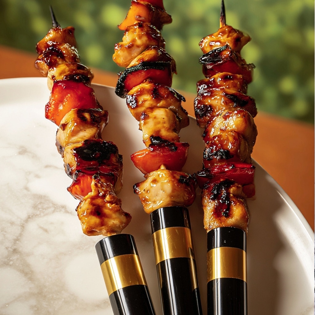 Tropical Hawaiian Chicken Skewers Recipe