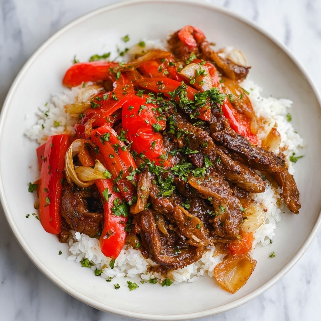 High-Protein Beijing Beef Rice Bowls Recipe