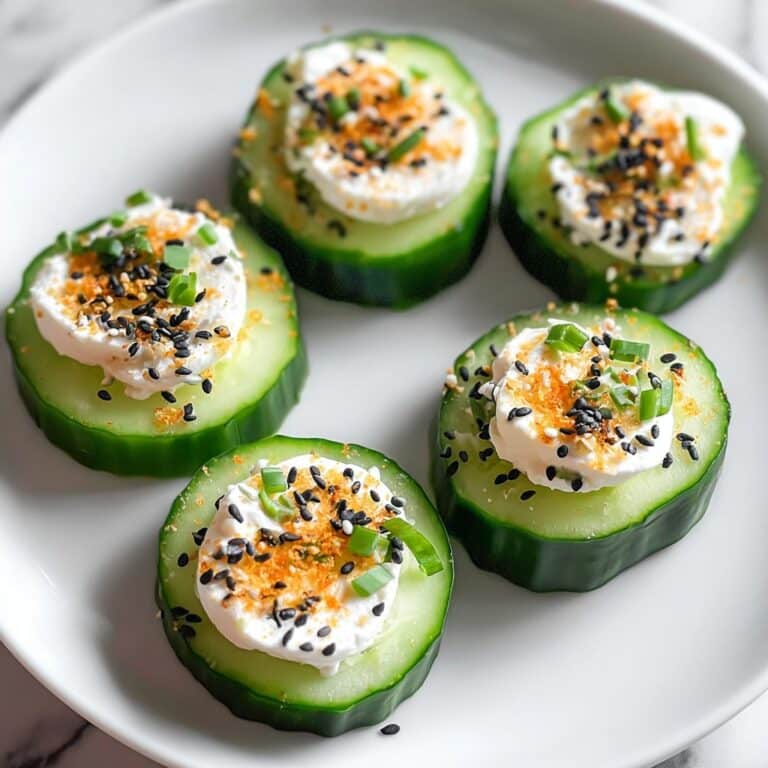 Everything Bagel Cucumber Bites Recipe