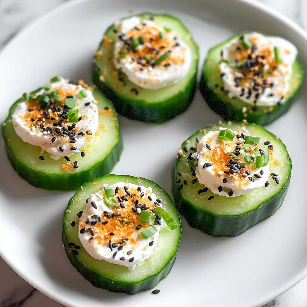 Everything Bagel Cucumber Bites Recipe