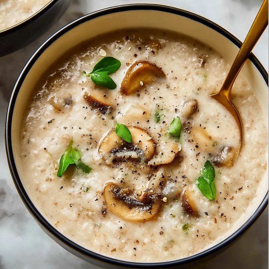 Easy Cream of Mushroom Soup Recipe - Recipe Image