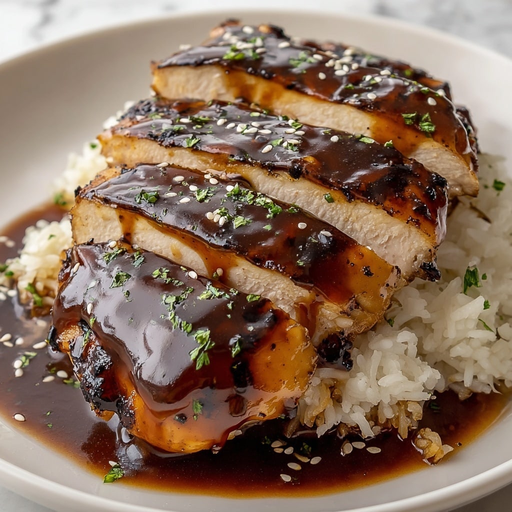 Sweet and Savory Honey Garlic Chicken Breasts Recipe - Recipe Image