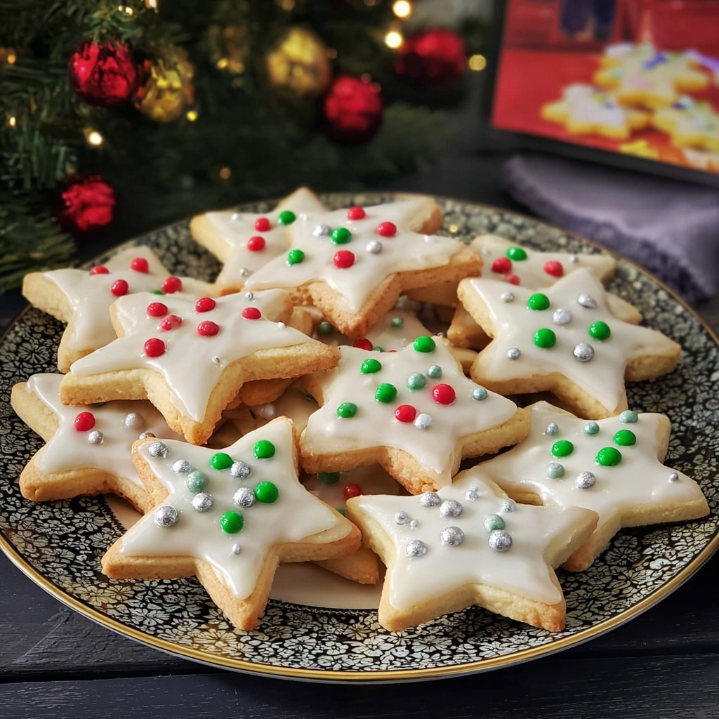 Festive Star-Shaped Cookies Recipe - Recipe Image