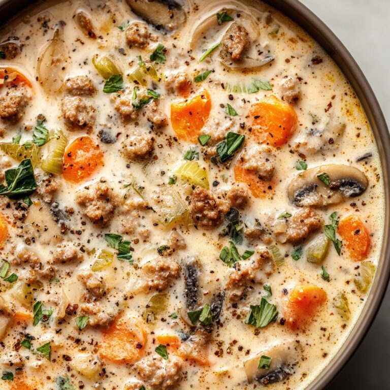 Creamy Parmesan Italian Sausage Soup Recipe