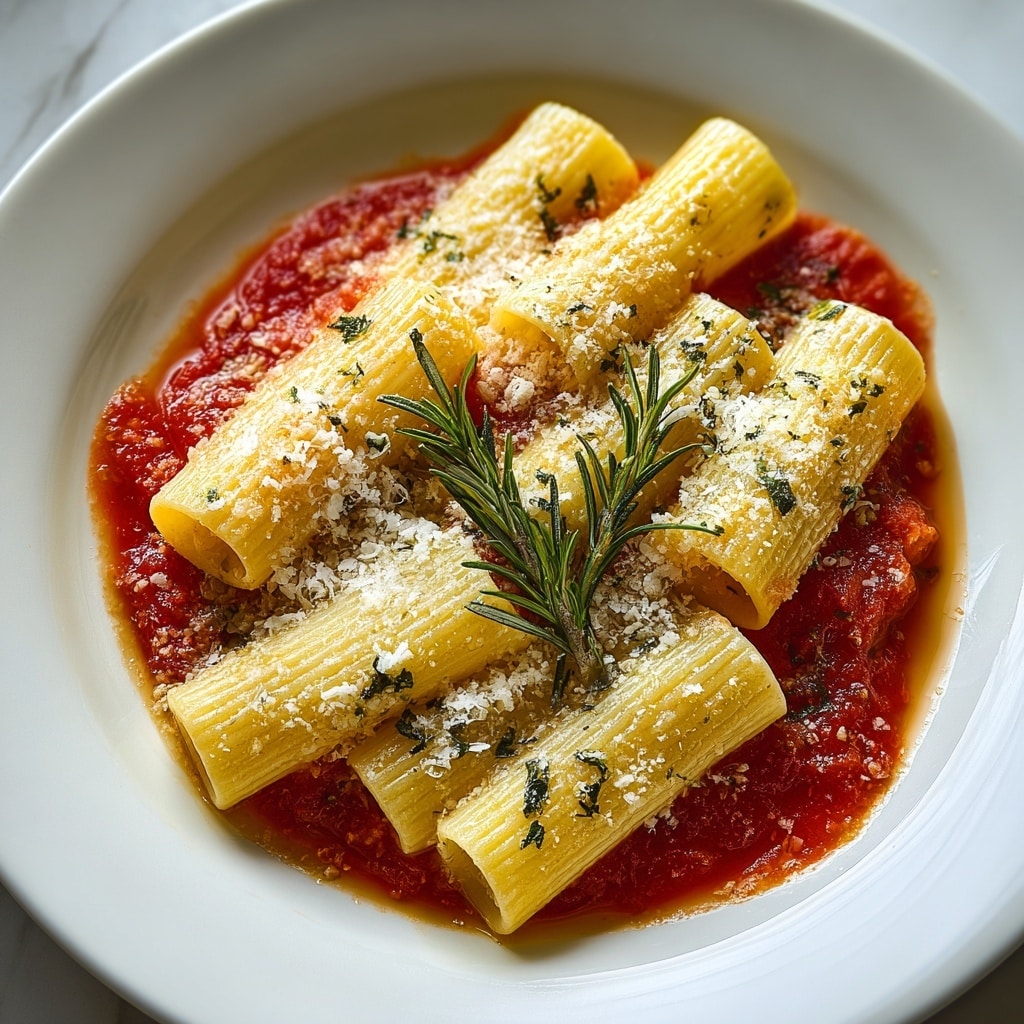 Ricotta Paccheri Recipe - Recipe Image