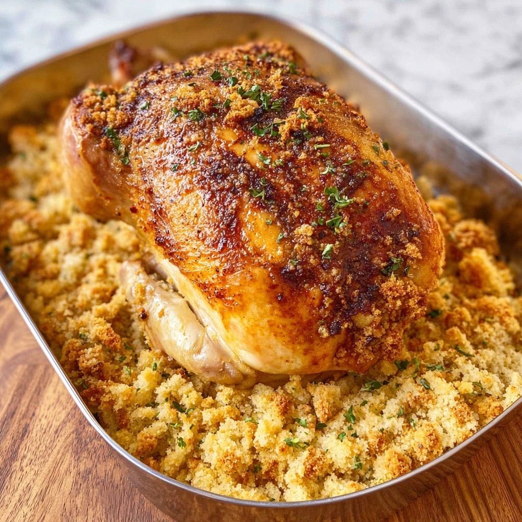 Southern Cornbread Dressing Recipe - Recipe Image