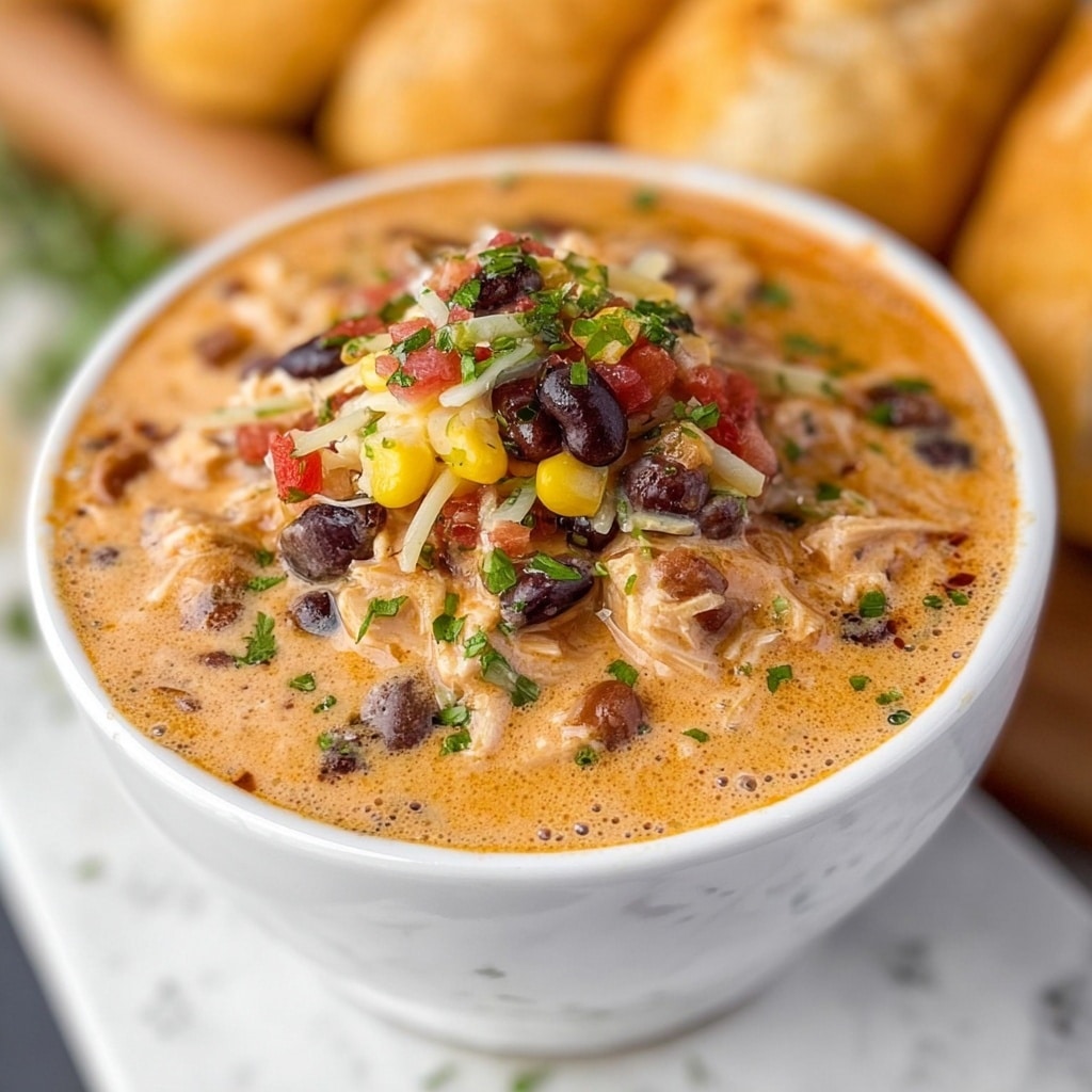 Slow Cooker Cream Cheese Crack Chicken Chili Recipe - Recipe Image