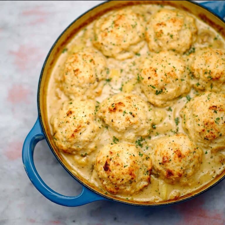 Salsa Verde Chicken & Dumplings Recipe