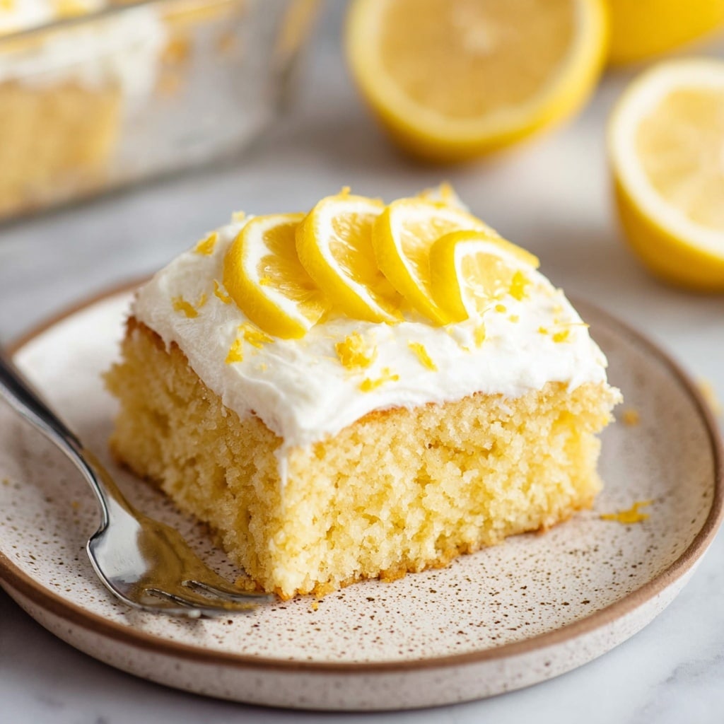 Vegan Lemon Drizzle Cake Recipe - Recipe Image