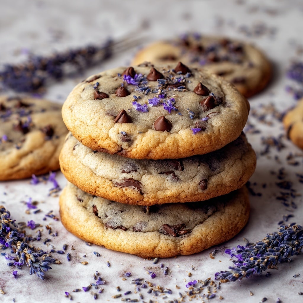 Lavender Chocolate Chip Cookies Recipe - Recipe Image