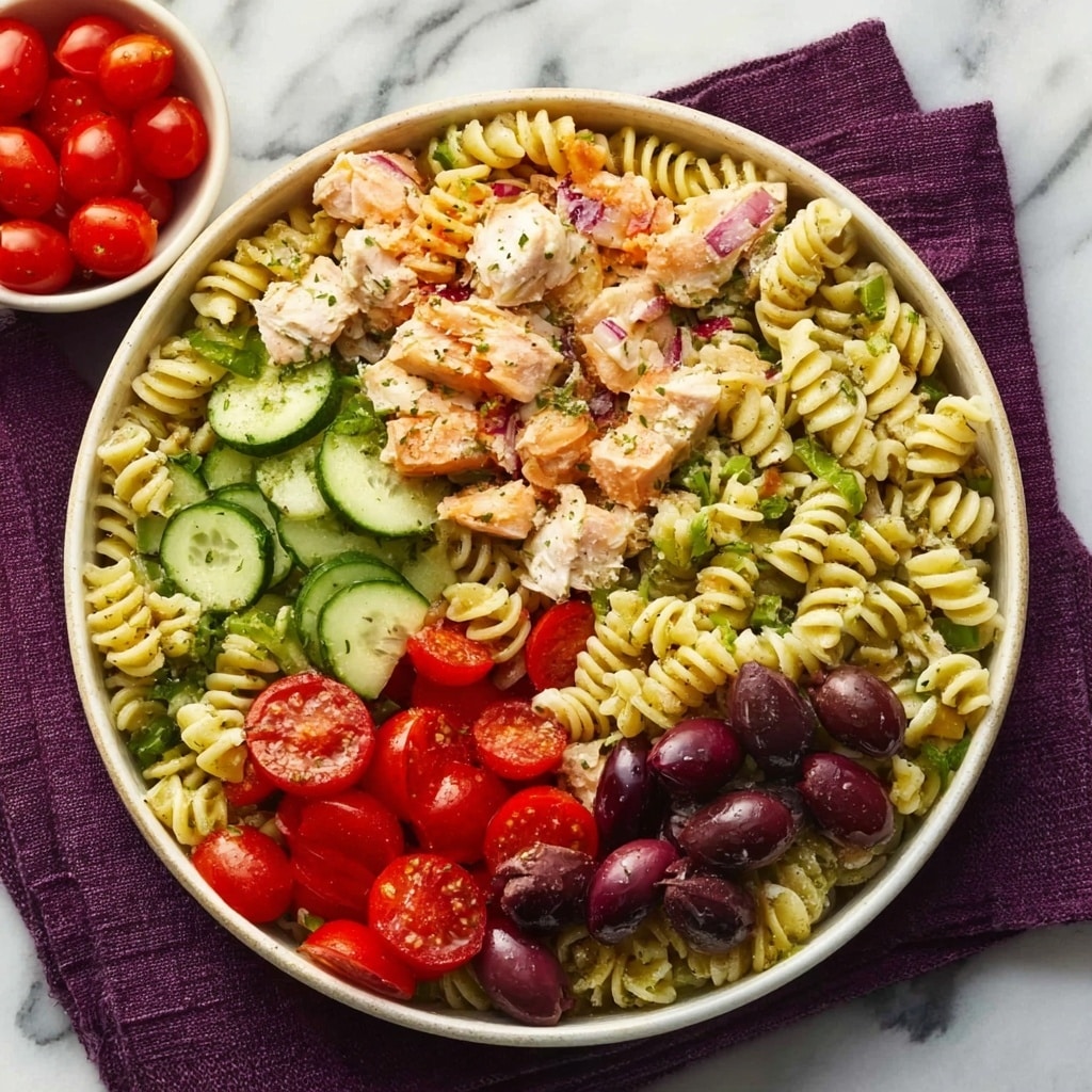 Seafood Pasta Salad with Shrimp & Crab Recipe - Recipe Image