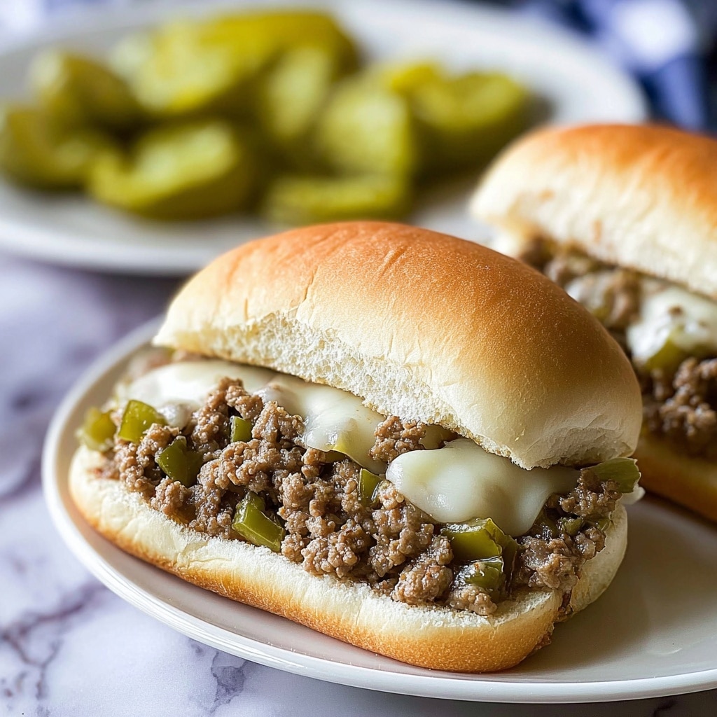 Ground Beef Philly Cheese Steak Recipe - Recipe Image