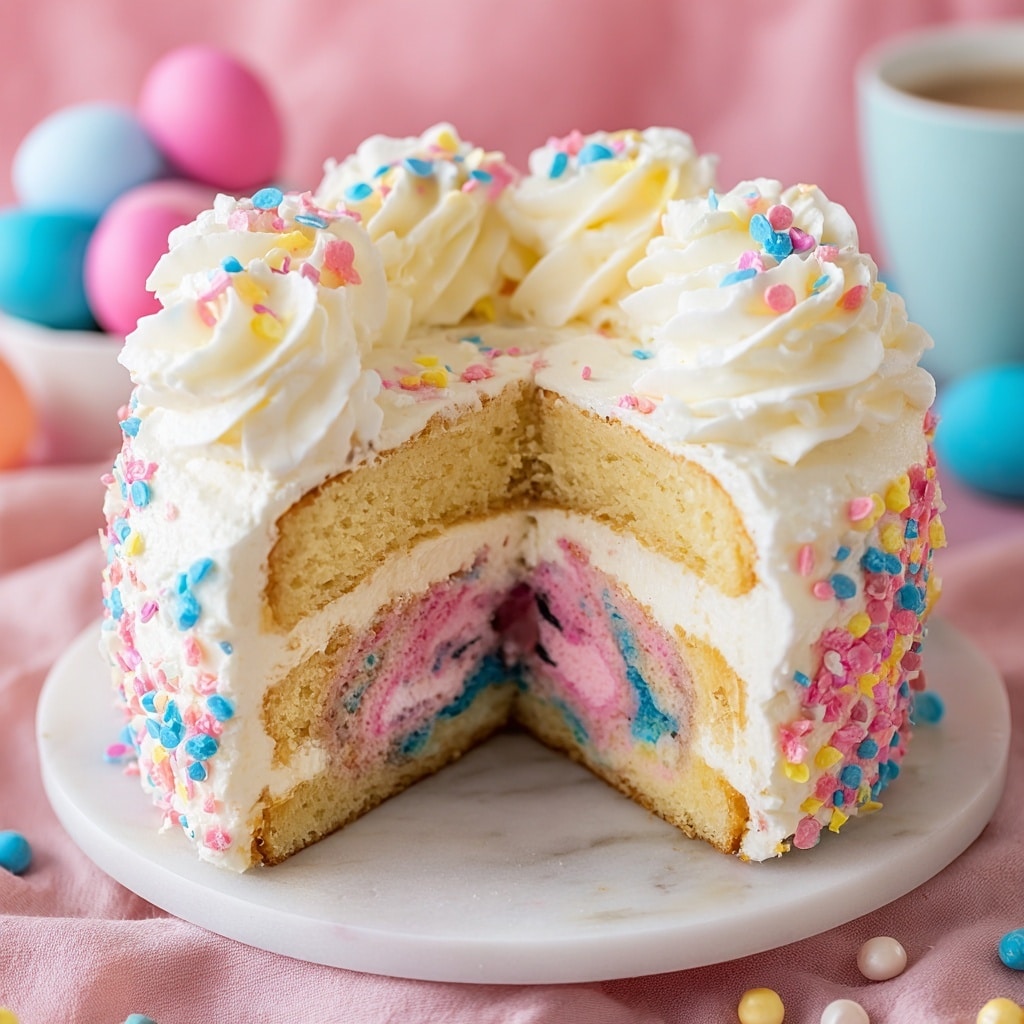 Swirled Easter Cake Recipe - Recipe Image
