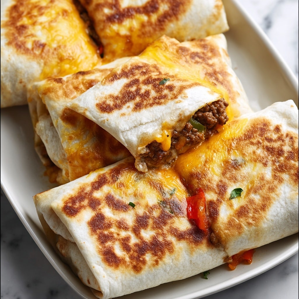 Loaded Cheesy Pocket Tacos Recipe - Recipe Image