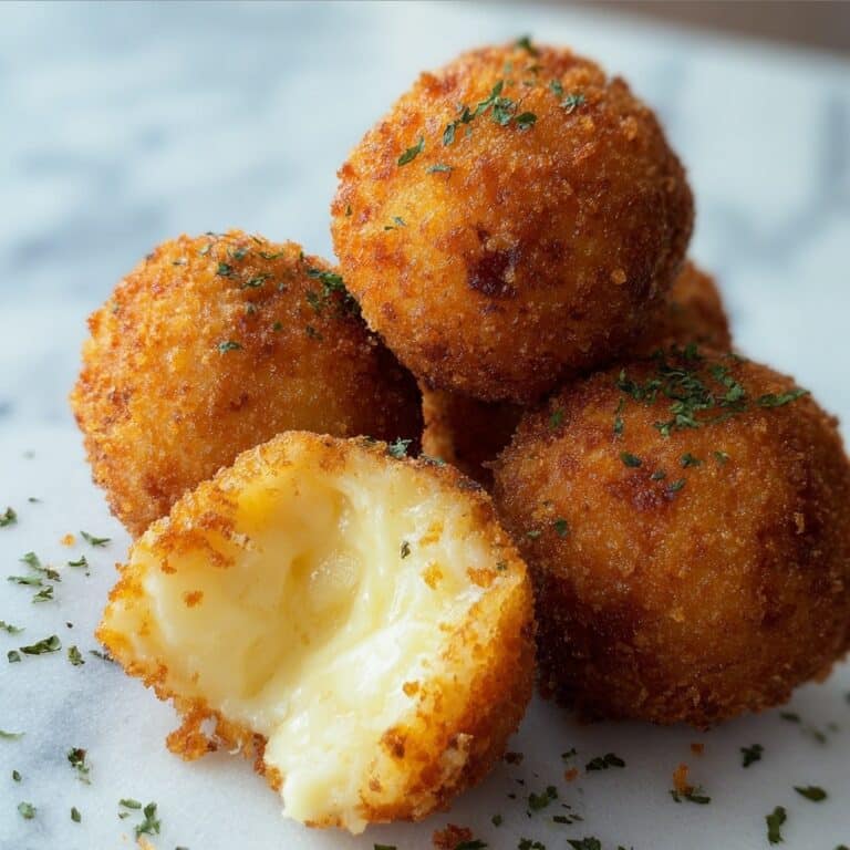 Cheesy Italian Arancini Balls Recipe