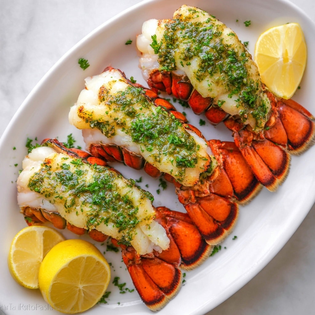 Lobster Tail with Garlic Lemon Butter Recipe - Recipe Image