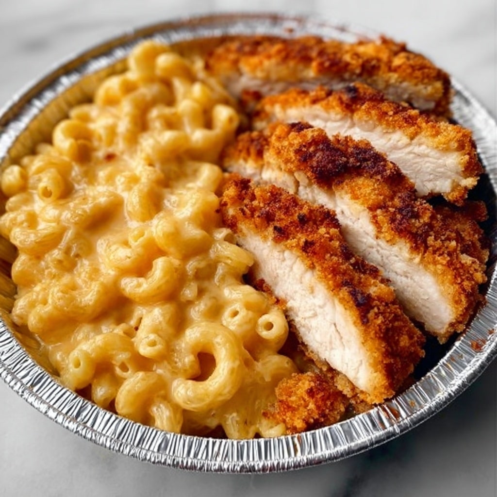 Southern Fried Chicken with Creamy Mac and Cheese Recipe - Recipe Image