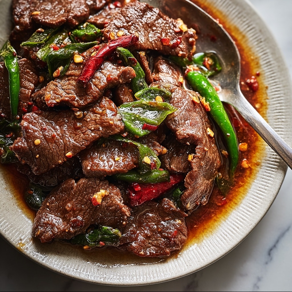 Thai Hot and Spicy Beef Recipe - Recipe Image