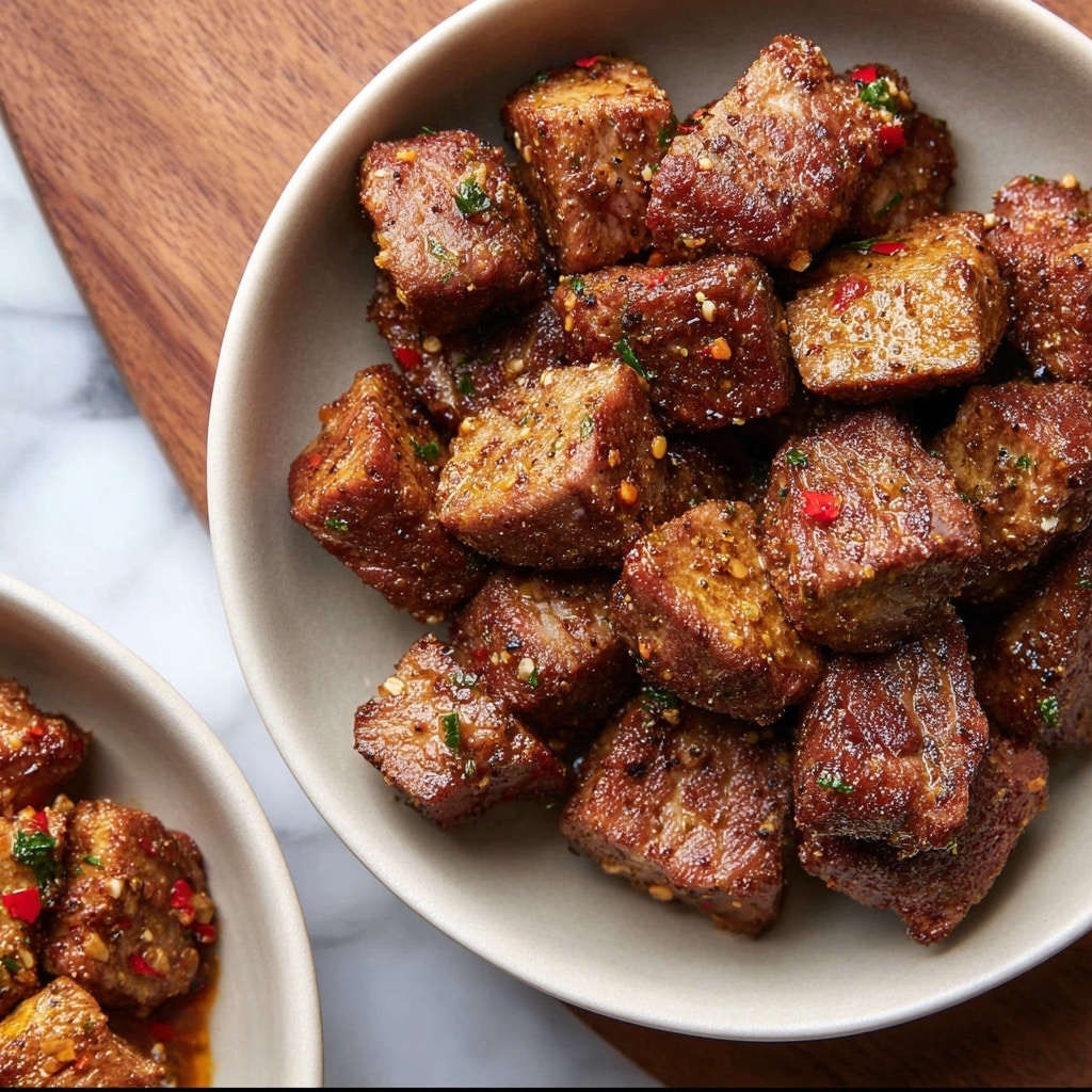 Air Fryer Steak Bites Recipe - Recipe Image