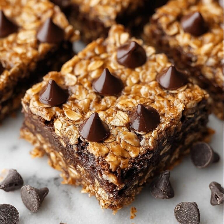 Healthy Chocolate Chip Oat Bars Recipe